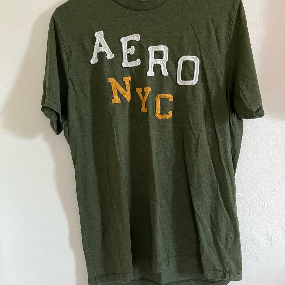 Aeropostale Olive Green NYC Tee